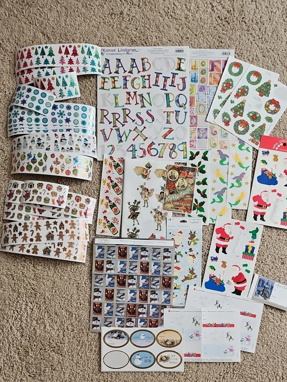 Christmas Stickers And More